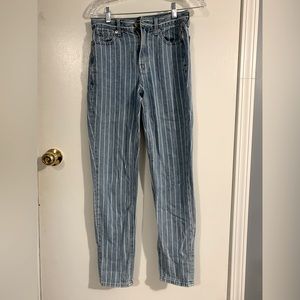 American Eagle Striped Mom Jean Size 0